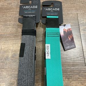 [SET OF 2] Arcade Canvas Adventure Adjustable Performance Belt Lot